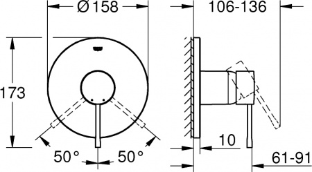  Grohe Essence Pro 24168BE1  , 