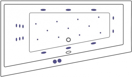   Excellent Sfera WAEX.SFL17.ULTRA 170x100 L