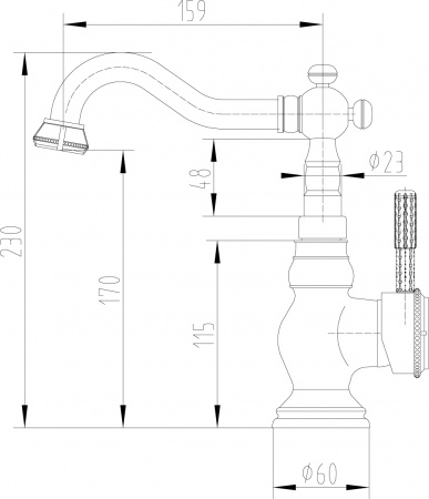  Lemark Jasmine LM6644ORB   