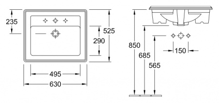  Villeroy & Boch Hommage 7102 63R2 star white