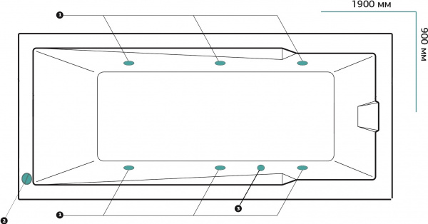   Marka One Raguza 011990 , 190x90