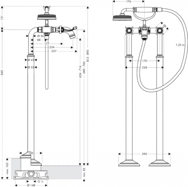  Axor Montreux 16547820 ,  