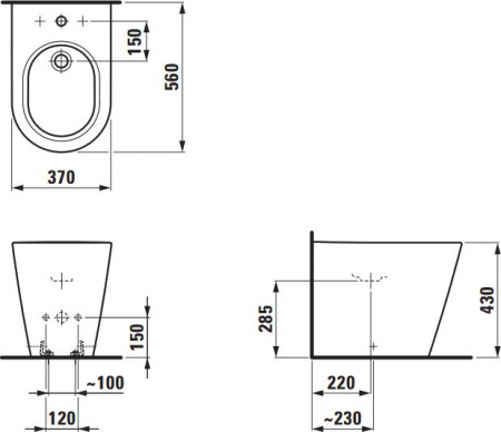   Laufen Kartell 8.3233.1.000.302.1