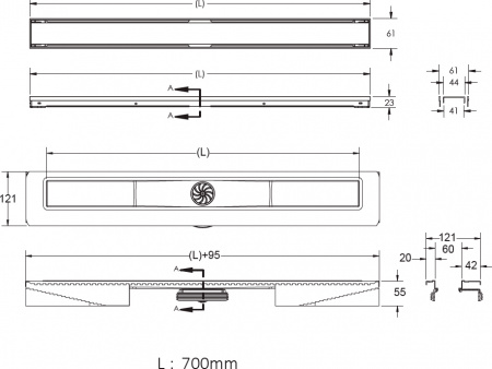 ������� ����� Berges Wasserhaus B1 Keramik 092018 70 ��