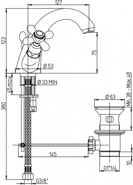  Paini Liberty 17F3243KM  