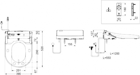  Toto MH  TCF4732G#NW1