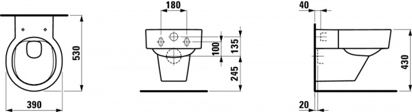 ������ ��������� Laufen Val 8.2028.1.000.000.1