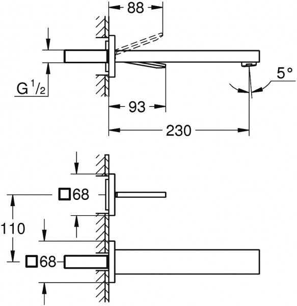  Grohe Eurocube Joy 19998000  