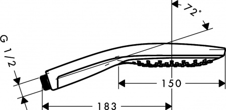   Hansgrohe Raindance Select S 150 Air 3jet 28587400