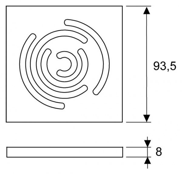  Tece drainboard 310 00 03 rings