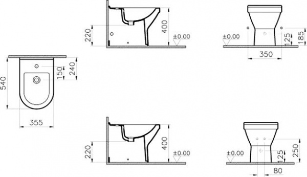   VitrA S50 5325B003-0288