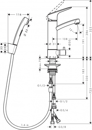 Hansgrohe Logis 31515000     , 