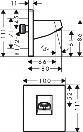     Hansgrohe Pulsify 105 24139000 