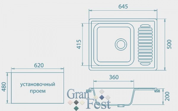 ����� �������� GranFest Standart GF-S645L �����