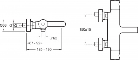  Jacob Delafon Singulier E10870-CP    