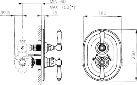 Nicolazzi Thermostatico 4909CR69  , 