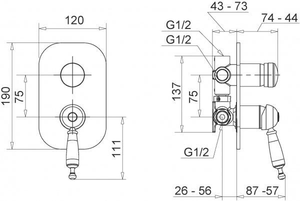  Migliore Oxford ML.OXF-6331.Bi.Cr   ,    , 