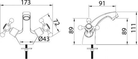  Milardo Duplex DUPSB01M01  