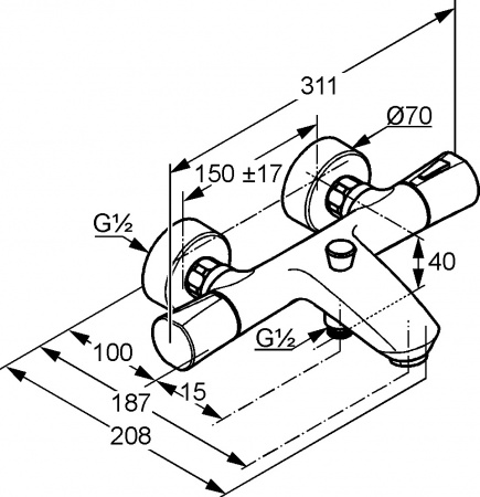  Kludi Zenta 351018638    