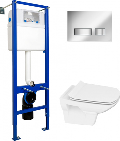   Cersanit Carina new clean on slim lift +  Cersanit Link Pro     