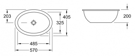Раковина Villeroy & Boch Loop & Friends 6161 20 R1 alpin Раковина Villeroy & Boch Loop & Friends 6161 20 R1 alpin