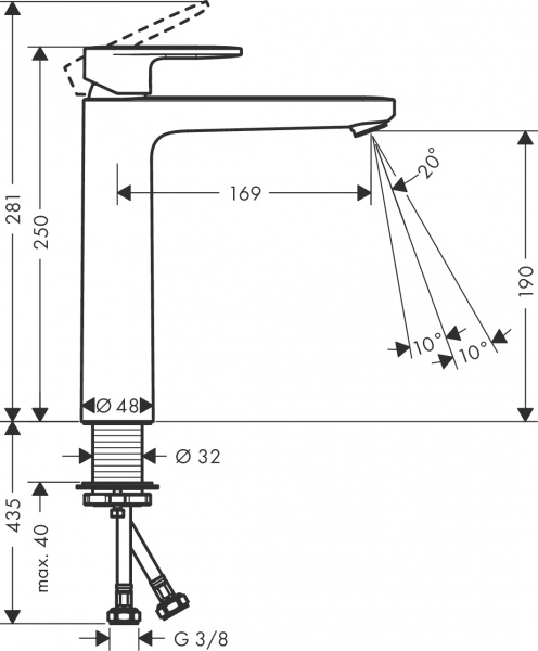  Hansgrohe Vernis Blend 71582000  , 