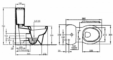 - Jacob Delafon Ove E1540 (19974W)