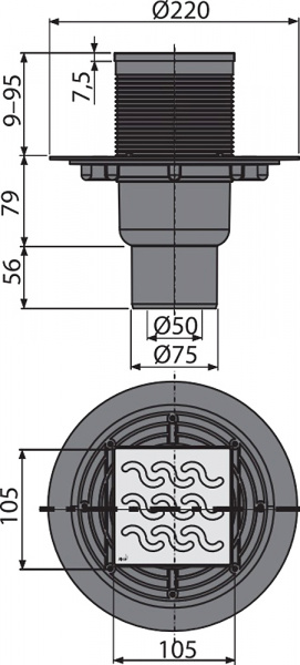������� ���� AlcaPlast APV202