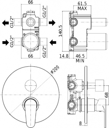  Paffoni Green GR018CR   ,    