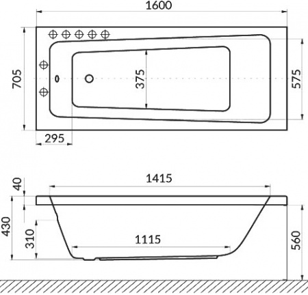   Excellent Ava WAEX.AVA16.RELAX 160x70