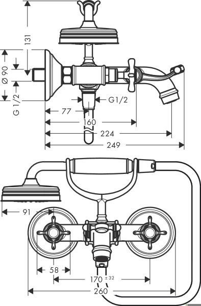  Axor Montreux 16540820    ,  