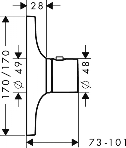  Axor Massaud Highflow 18741000  