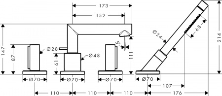  Axor Uno 45444000   , 