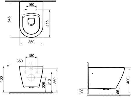 Комплект Унитаз подвесной STWORKI Merlingen MWH55 + Инсталляция VitrA 800-2011 с черной кнопкой смыва Комплект Унитаз подвесной STWORKI Merlingen MWH55 + Инсталляция VitrA 800-2011 с черной кнопкой смыва
