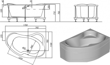   Kolpa San Lulu 5008-01 170x110 L