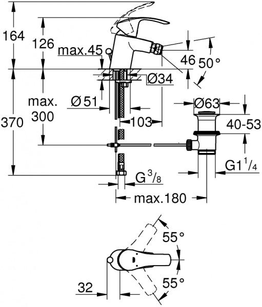  Grohe Eurosmart New 23789002  