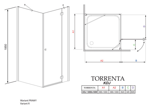   Radaway Torrenta KDJ 100 100 