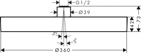   Hansgrohe Rainfinity 360 26231140  