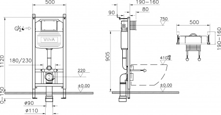 Комплект Унитаз подвесной STWORKI Merlingen HWH55 безободковый + Инсталляция VitrA 800-2011 с черной кнопкой смыва Комплект Унитаз подвесной STWORKI Merlingen HWH55 безободковый + Инсталляция VitrA 800-2011 с черной кнопкой смыва