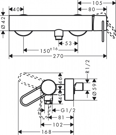  Axor Uno 38621820  ,  