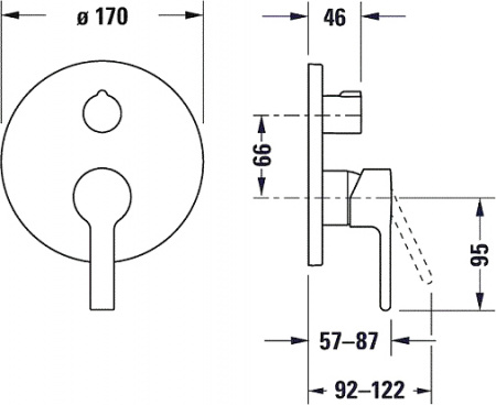  Duravit B.2 B24210012010  , 