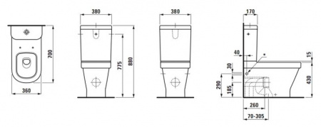 - Laufen LB3 Classik 9568.1.300.000.1  