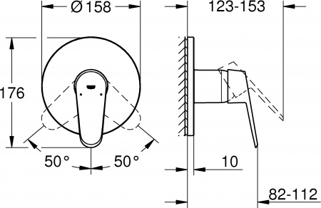  Grohe Eurodisc 24055002  