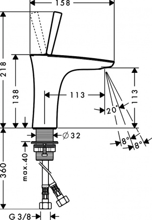  Hansgrohe PuraVida 15070400  