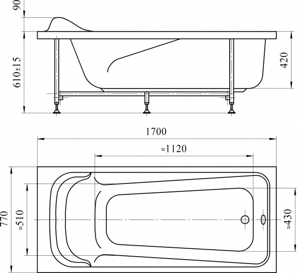   Radomir  2-01-0-0-1-208 170x80