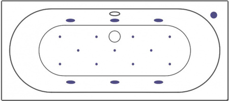   Excellent Oceana WAEX.OCE16.RELAX 160x75