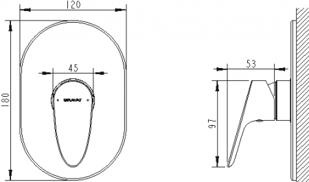  Bravat Drop PB84898CP-RUS  