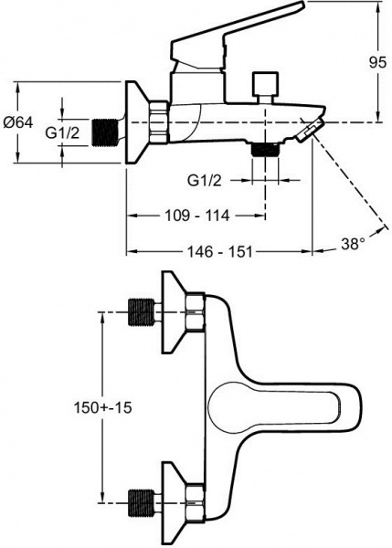  Jacob Delafon Aime E29871-BL    