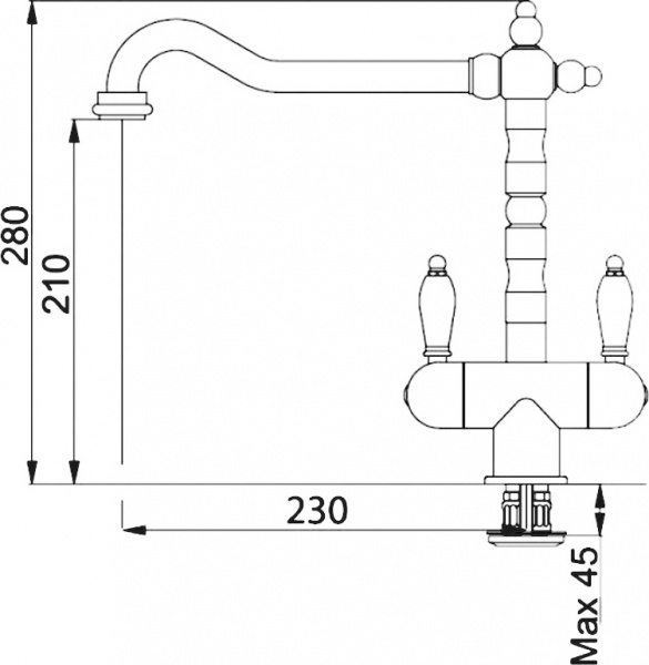  Franke Old England 115.0028.204   