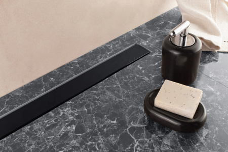   Pestan Confluo Frameless Line 650 black glass